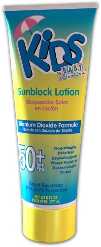 Kids by Baby Blanket Sunblock Lotion, Titanium Dioxide Formula, SPF 50.