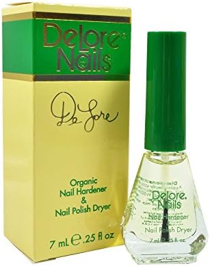 DE LORE Nails Organic Nail Hardener & Nail Polish Dryer 0.25 oz