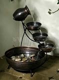 Smart Solar/STI 2635BR01 Solar Powered 4-Tier Cascade Fountain.