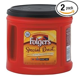 Folgers Coffee Ground Special Roast, 27.8-Ounce Packages (Pack of 2)