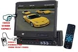 Lanzar - Street Vision In-Dash 7'' Motorized TFT Touch Screen DVD/ CD Receiver