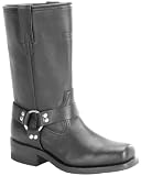Classic Motorcycle Harness Biker Boot - Size : 10