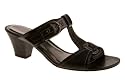 Cityline, Damen Pantolette, schwarz, RENO Art. 12812