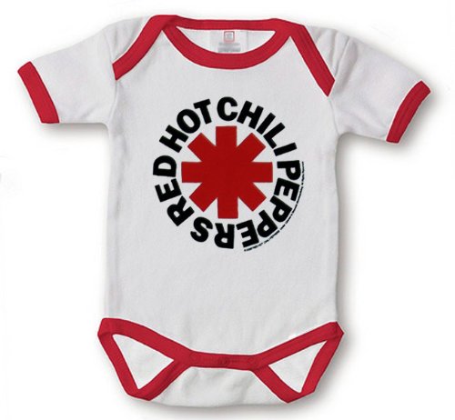 Red Hot Chili Peppers Unisex Baby Infant Bodysuit Romper, White