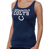 NCAA Reebok Indianapolis Colts Ladies Royal Blue Foxy Burnout Tank Top (Large)