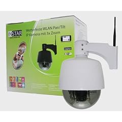 INSTAR IN-4009 (weiss) Kleinste und g�nstigste steuerbare Pan Tilt WLAN IP Au�enkamera mit 3x optischem Zoom und max. 8 festen Kamerapositonen, eingebautem Motor und Alarm IO Ein/Ausgang. F�r MAC / Windows / Linux / Android und IPhone! NEUES MODELL VON INSTAR MIT 5DB WLAN ANTENNE!!!!