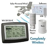 La Crosse Technology WS-2812U-IT Professional Weather Center with Solar Wind Sensor