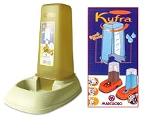 Plastic Cat Feeder and Drinker 1.5Litres (Assorted Colours)