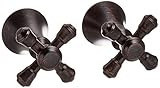 Delta Faucet H695RB Cassidy Two Cross Bath Roman Tub Handle Kit, Venetian Bronze [並行輸入品]