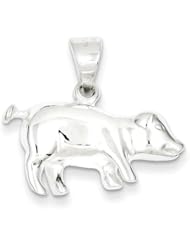 Sterling Silver Pig Charm