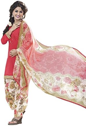 PappenBurg Women's Kameez Salwar Ethnic Anarkali Pakistani Indian Suit Free Size Multi