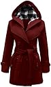 CANDY FLOSS LADIES HOODED BELTED FLEECE JACKET WOMENS COAT TOP PLUS SIZES 8 TO 26