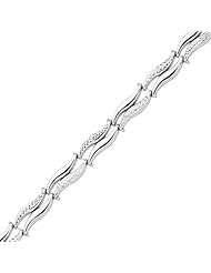 Royal Pave Collection 14K Gold Bracelet ( 7.25 Inch )