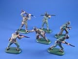 New Britains Super Deetail Toy Soldiers WWII US Army Rangers Infantry 54mm Collectible Figures Set of 6