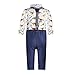 Baby Boys Clothing Set 4 pcs Romper Overalls Tuxedo babies Clothes Suit Outfit