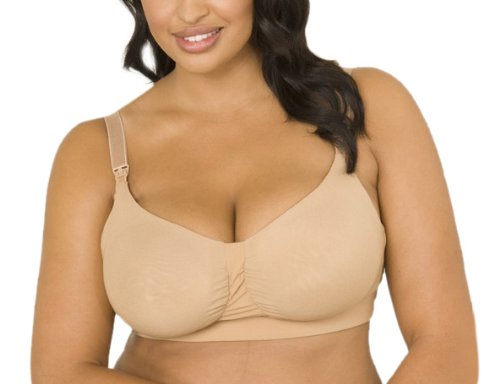 Bella Materna Women's Full Cup Ruched Clip Nursing Bralet #1262