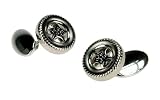 Review   / Onyx Designer Cufflinks - Tyres on a Chain - For the Motorist