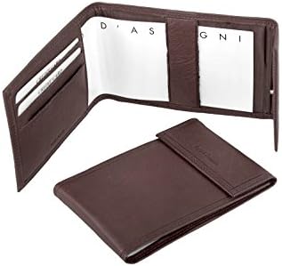Wallet man ROLAND GERMAIN brown with cheques holder in leather A5264