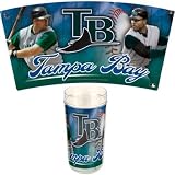 Tampa Bay Rays Official Logo 24oz Tumbler Set (2)