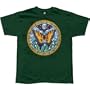 Embroidered Butterfly - Green T-Shirt