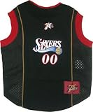 NBA Pet Mesh Tank Top, Medium, Philadelphia 76ers