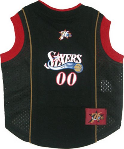 NBA Pet Mesh Tank Top, Medium, Philadelphia 76ers