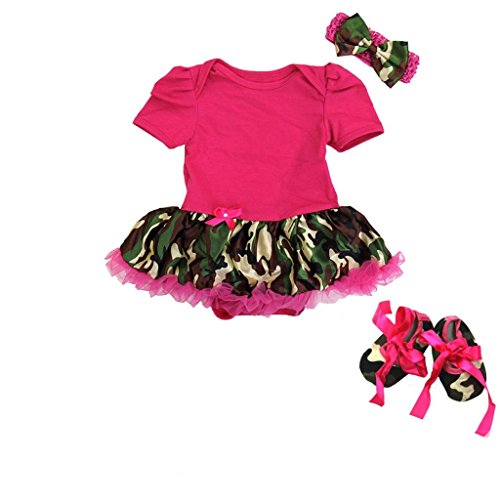 Baby Camouflage Camo Romper Bodysuit Tutu