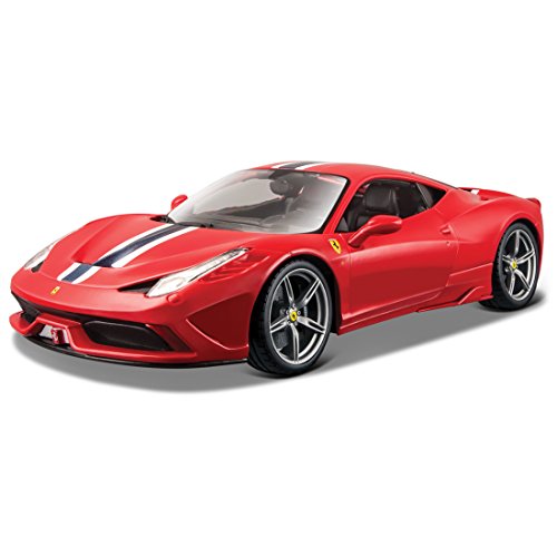 Bburago 1:18 Scale Ferrari Race and Play 458 Speciale Diecast Vehicle (Colors May Vary)