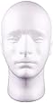 Styrofoam Male Head Stand Model Display Wig Hats Holder