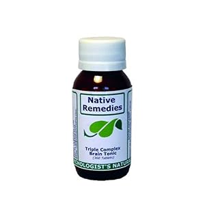 Native Remedies Triple Complex Brain Tonic Tablets, 360-Count Bottle by Native Remedies