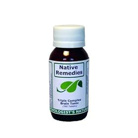 Native Remedies Triple Complex Brain Tonic Tablets, 360-Count Bottle by