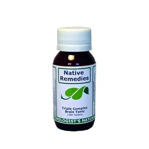 Native Remedies Triple Complex Brain Tonic Tablets, 360-Count Bottle by Native Remedies