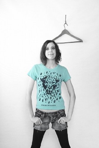 (オムニピース) OmniPeace メッセージTシャツ/leopard(women's)