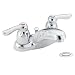 Moen 4925 Chateau Two-Handle Low Arc Bathroom Faucet, Chrome