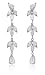 Diamond & 18k White Gold Dangle Earrings
