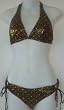 Juniors - Sparkle Dot Foil Print 2 PC Halter Bikini Swimsuit Halter Top/String Bottom Bikini Bathing Suit by In Gear. Adjustable Ties. Gorgeous!!