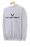 Air Force Crewneck Sweatshirt - Military Style Physical Training Crewneck Sweatshirt in Gray