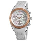 Emporio Armani Women's AR5938 Sport Silver Chronograph Dial Watch
