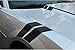 Reflective Concepts Hash Mark Decal Stripes Fits 2010-2015 Camaro - (Color: Flat Black)