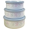 Corelle 6-pc. Enameled Bowl Set - Pink Trio