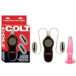 California Exotics / Swedish Erotica Colt 7 Functiontion Twin Turbo Bullets Adult Sex Toy Kit