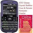 HTC Ozone Rubberized Proguard & Screen Protector Combo (Purple)