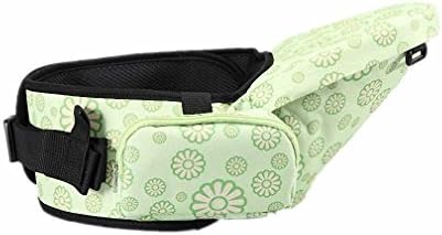 UBELA Adjustbale Infant Baby Kid Wrap Rider Carrier Hip Seat Carrier Green