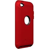 OtterBox Defender Series Hybrid Case for iPod touch 4G (Black/Red)