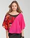 Bold Block Print Silk Dolman Top - BOLD BLOCKPRINT 1 (XS)