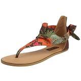 Sugar Women's Wrapajo Hibiscus Multi Canvas Sandal
