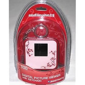 SmartParts 1.5 Digital Picture Frame Keychain (Pink)