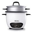 Aroma ARC-743-1NG 6-Cup (Cooked) Rice Cooker and Food Steamer
