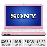 Compare Prices of Sony VAIO VPCEH34FX/P 15.5-Inch Laptop (Pink)