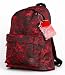 LADIES RED ROSE,FLORAL IDEAL Backpack/Rucksack, FOR TRAVEL FLIGHT HOLIDAY BAG, STUDENTS BAG, SCHOOL COLLEGE,SPORT BAG, GYM BAG.RED ROSE.